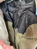 骆驼火山羽绒服1.0情侣男女加厚防极寒鸭绒面包服外套冬季城市轻户外 深榄绿/幻影黑，男女同款 M 实拍图
