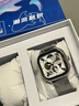 马克华菲（FAIRWHALE）手表男士全自动机械表日月星辰时尚小方块男表防水国潮流腕表礼物 银壳白面网带 实拍图