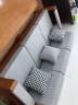 公熊沙发 实木沙发 北欧布艺沙发客厅组合小户型沙发床 客厅家具 胡桃色（灰色布套） 三人位 实拍图