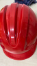 星工（XINGGONG）安全帽ABS工地防砸建筑工程电力施工可印字LOGO头盔 红色 实拍图