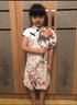 丹鸟王新款儿童旗袍夏季复古装洋气公主裙中国风小女孩宝宝女童旗袍裙子大码中国风中大童中式表演出服 粉色花（仿丝绸） 120码 实拍图