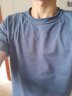AK ARMY 春夏款短袖t恤男士休闲百搭纯棉圆领T恤打底衫 海军蓝 S（95-115斤） 实拍图