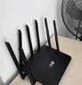 裕合联千兆路由器家用无线5G双频电竞穿墙王全屋wifi信号放大器增强器漏油器全屋覆盖 黑色七天线双频合一【加速稳定/穿墙怪兽】 实拍图