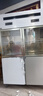 美凌时尚家四门冰箱商用冰柜立式不锈钢厨房冷柜双温冷冻冷藏餐饮酒店后厨 加大四门双温上玻璃门【双机双控】 【全铜管制冷丨一级节能省电丨品牌压缩机】 实拍图
