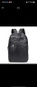 萨帕卡拉品牌双肩包男士真皮2023新款背包电脑大容量旅行包休闲学生书包 黑色 长32*宽18*高42cm 晒单实拍图