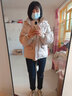 唐菓蜜设计感羽绒棉服女冬季2025新款羽棉袄绒服韩版时尚加厚面包服棉衣 米白色 L 实拍图
