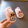 巴布豆儿童拖鞋春秋男童布拖鞋宝宝拖鞋吸汗居家鞋子婴幼儿空调拖防滑 70003粉红 24 内长14cm 适合脚长13-13.5cm 实拍图