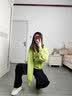浪莎西装裤女2026秋季加厚高腰垂感宽松显瘦直筒裤休闲窄版加绒阔腿裤  Z330春秋款黑色-常规 XL 建议111-120斤 实拍图