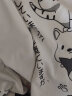南极人短袖t恤男夏季宽松青少年男生学生五分袖男士半袖夏装男装衣服男 F282白色 L（建议105-120斤） 实拍图