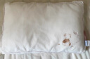 罗莱儿童（luolaikids）100%蚕丝枕芯 A类针织棉可脱卸学生单人枕舒适透气枕头 35*55cm 实拍图