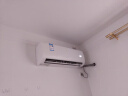 海信（Hisense）大1.5匹 速冷热 新一级能效 大风量速冷暖 APP智能防直吹壁挂式卧室空调挂机 KFR-35GW/E370-X1 实拍图