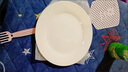 MLCRIYG牛排餐盘子陶瓷白陶瓷圆形西餐盘子家用菜盘碟子西餐餐具 10英寸(平盘) 实拍图