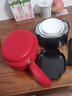 南山先生 旅行茶具陶瓷盖碗茶杯功夫茶具日式便携茶具办公茶具套装 魔术盒-红 实拍图