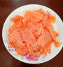 崇鲜 冰鲜三文鱼（大西洋鲑）日式生鱼片 鱼腩刺身精选中段生鲜 中段 350g 净肉【切片】 实拍图