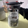 天喜（TIANXI）玻璃茶壶耐热茶具套装飘逸杯泡茶杯泡茶器泡茶壶茶水分离杯1200ml 实拍图
