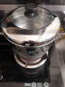 顺达（SND）日式蒸锅304不锈钢加厚复底单层多用汤煮锅明火电磁炉通用 22cm 实拍图
