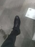 KGV皮鞋商务休闲布洛克雕花正装黑厚底增高英伦风新款大码婚鞋父亲节 黑色-标准皮鞋码 42 皮鞋码=43运动鞋码 实拍图