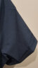 Navigare意大利小帆船短袖连衣裙女士2024春夏新款纯色中裙气质衬衫裙 海军蓝 XL 晒单实拍图