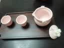一品仟堂 旅行茶具套装便携式女士精致功夫茶具快客杯户外陶瓷茶杯粉色壶 粉色茉莉花旅行茶具（带便携包） 实拍图