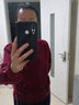 深呼吸DEEP BREATH女装泡泡袖金属扣可机洗纯羊毛针织衫毛衣女A301131 红 M (3码) 实拍图