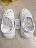 crocs檀健次推荐款经典泡芙洞洞鞋|207521 白色-100 36/37(220mm) 实拍图
