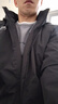 JEEP棉服男士加绒加厚秋冬羽棉衣袄绒服大衣中年保暖2023衣服外套款 灰色 2XL (建议115-130斤) 实拍图