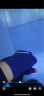 世白猴台球手套台球手套轻薄透气三指露指手套斯诺克桌球防滑手套单只装 XG67蓝色(单只)左手 实拍图