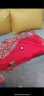 尚都比拉秋冬中长款印花红色连衣裙气质女神范显瘦度假裙子 红花 XL  晒单实拍图