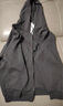 真维斯（JEANSWEST）卫衣女春秋季新款外套女开衫连帽情侣男女装上衣服小个子休闲宽松 加绒 深灰 纯色 L 实拍图