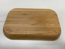 佳人天铖 木质托盘创意披萨竹木茶盘胡桃色日式家用蛋糕实木水杯盘子 楠竹长方盘20*13*2cm 原色 实拍图