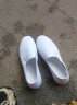 双贝鼠护士鞋男女白色平底休闲鞋轻便舒适美容鞋小白鞋软底老北京布鞋 白色 41 男 晒单实拍图