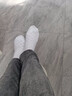 浪莎袜子女纯棉白色中筒袜透气夏季韩版短袜女士全棉夏天薄款棉袜 全白色6双花边款-100%棉吸汗透气女袜 实拍图