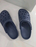 CROCS卡骆驰洞洞鞋贝雅男鞋女鞋轻便耐磨一脚蹬拖鞋休闲鞋|10126 深蓝-410 44 (280mm) 实拍图
