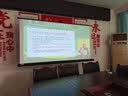虾皮 支架幕布投影仪幕布投影幕布移动便携幕布免安装办公商用户外家用伸缩自锁高清投屏幕全屏 白玻纤 84英寸一体支架幕4:3/16:9通用长1.78米 实拍图