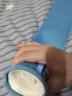 第吉尔 橡胶注水热水袋防爆冲水暖手水袋暖卡通可爱可拆洗毛绒套暖手宝 长条热水袋-(蓝色)1200ML 晒单实拍图