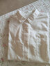 无印良品 MUJI 女式 新疆棉 轻量法兰绒 衬衫 W9AC506 白色 XL 实拍图