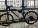 SANGPU公路自行车成人变速实心胎死飞骑行自行车山地车单车男女学生赛车 24速40刀钛银色 24寸【适合155-170cm】 实拍图