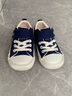月星童鞋 日本制进口儿童帆布鞋 四季款手工制女宝宝学步鞋男童机能鞋 深蓝色 24 (内长15cm适合脚长14.5cm) 实拍图