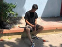 2条】工装短裤男夏季五分裤宽松纯棉ins薄款休闲裤子户外工装马裤多口袋裤衩街头定艺 g19卡其+g19黑色 XL（建议125-140斤） 实拍图