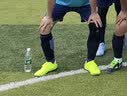 李宁足球鞋男碎钉tf成人青少年小学生儿童女专业比赛训练专用球鞋钉鞋 荧光亮绿/新基础黑 41.5 实拍图