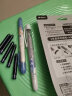 晨光(M&G)文具直液式可擦钢笔3.4mm口径 学生练字笔墨水笔套装(2支钢笔+6支纯蓝色墨囊) 卡装HAFP0712开学文具 实拍图