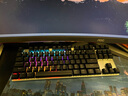 达尔优 EK815机械合金版87白蓝机械键盘游戏键盘有线CF吃鸡LOL男女学生笔记本电脑通用 87键黑色混光黑轴 实拍图
