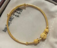 周生生新年黄金手镯足金婴儿宝宝周岁礼物满月送礼31484K计价4.65克 实拍图
