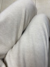 子牧棉麻秋冬装 女韩版高腰显瘦萝卜裤宽松休闲哈伦裤0878 杏色不加绒 S(建议95斤以内) 实拍图