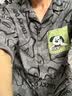 猫人防螨抑菌纯棉男士睡衣男时尚口袋狗字母长袖开衫家居服灰色2XL 实拍图