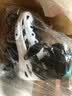 美洲狮（COUGAR）轮滑鞋成人 溜冰鞋平花休闲可调男女专业直排全肉实心轮 MZS509C 黑白单鞋 （全肉轮升级款） 43 码 实拍图