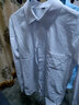 【138两件】【品质好货】帝创者男装衬衫男2022春季新款男士职业商务休闲正装纯色抗皱衬衣长袖衬衫男 608 浅蓝色 L 实拍图