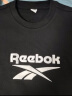 Reebok锐步官方情侣款CREW基础LOGO经典加厚长袖卫衣套头衫GU3873 GU3883_黑色 A/L 实拍图