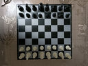 友邦（UB） 国际象棋黑白色磁性可折叠便携成人儿童学生培训教学用棋 4852B-C（黑白圆角大号 标配 实拍图