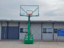 健伦（JEEANLEAN）【送货上门】篮球架 户外成人标准比赛学校室外 移动篮球架 平箱篮球架(加大重型) 晒单实拍图